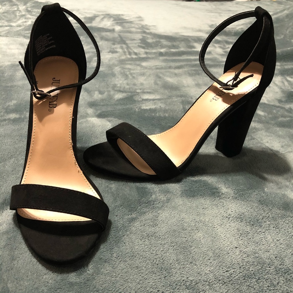 Black Strappy Heels